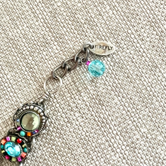 Vintage Firefly Beaded Mosaic Bracelet - Picture 3 of 5